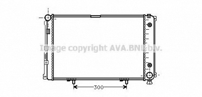 AVA QUALITY COOLING ms2021 -  Радиатор, охлаждение двигателя
